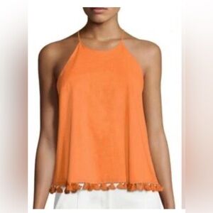 Tory Burch Orange Grove Lindsay Halter Top – Size 12